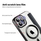 Husa de protectie Techsuit SmartMag Book compatibil cu iPhone 12 Pro, Negru