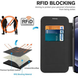 Husa de protectie Techsuit SmartMag Book compatibil cu iPhone 12, Roz