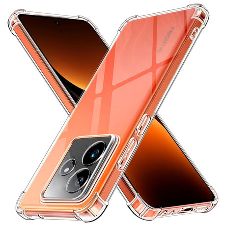 Husa de protectie Techsuit Shockproof Clear Silicone compatibil cu Realme GT 7, Transparent