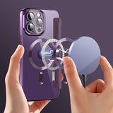 Husa de protectie Techsuit SmartMag Book compatibil cu iPhone 13 Pro Max, Mov
