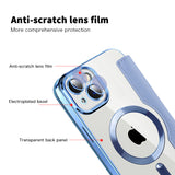 Husa de protectie Techsuit SmartMag Book compatibil cu iPhone 14, Albastru Deschis
