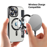 Husa de protectie Techsuit SmartMag Book compatibil cu iPhone 15 Pro, Negru