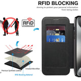Husa de protectie Techsuit SmartMag Book compatibil cu iPhone 15 Pro Max, Negru