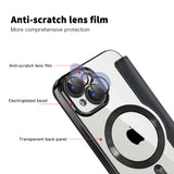 Husa de protectie Techsuit SmartMag Book compatibil cu iPhone 15, Negru