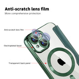 Husa de protectie Techsuit SmartMag Book compatibil cu iPhone 15 Plus, Verde