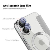 Husa de protectie Techsuit SmartMag Book compatibil cu iPhone 16, Gri