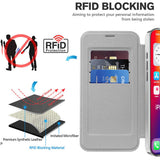 Husa de protectie Techsuit SmartMag Book compatibil cu iPhone 16, Gri