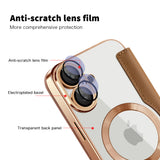 Husa de protectie Techsuit SmartMag Book compatibil cu iPhone 16 Plus, Maro