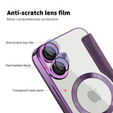 Husa de protectie Techsuit SmartMag Book compatibil cu iPhone 16 Plus, Mov