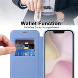 Husa de protectie Techsuit SmartMag Book compatibil cu iPhone 16e / iPhone 17e, Albastru Deschis