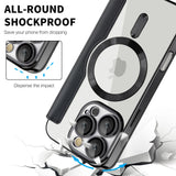 Husa de protectie Techsuit SmartMag Book compatibil cu iPhone 16 Pro, Negru