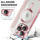 Husa de protectie Techsuit SmartMag Book compatibil cu iPhone 16 Pro, Roz