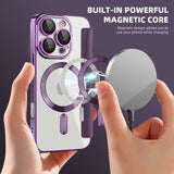 Husa de protectie Techsuit SmartMag Book compatibil cu iPhone 16 Pro, Mov