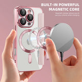 Husa de protectie Techsuit SmartMag Book compatibil cu iPhone 16 Pro Max, Roz