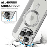 Husa de protectie Techsuit SmartMag Book compatibil cu iPhone 16 Pro Max, Gri
