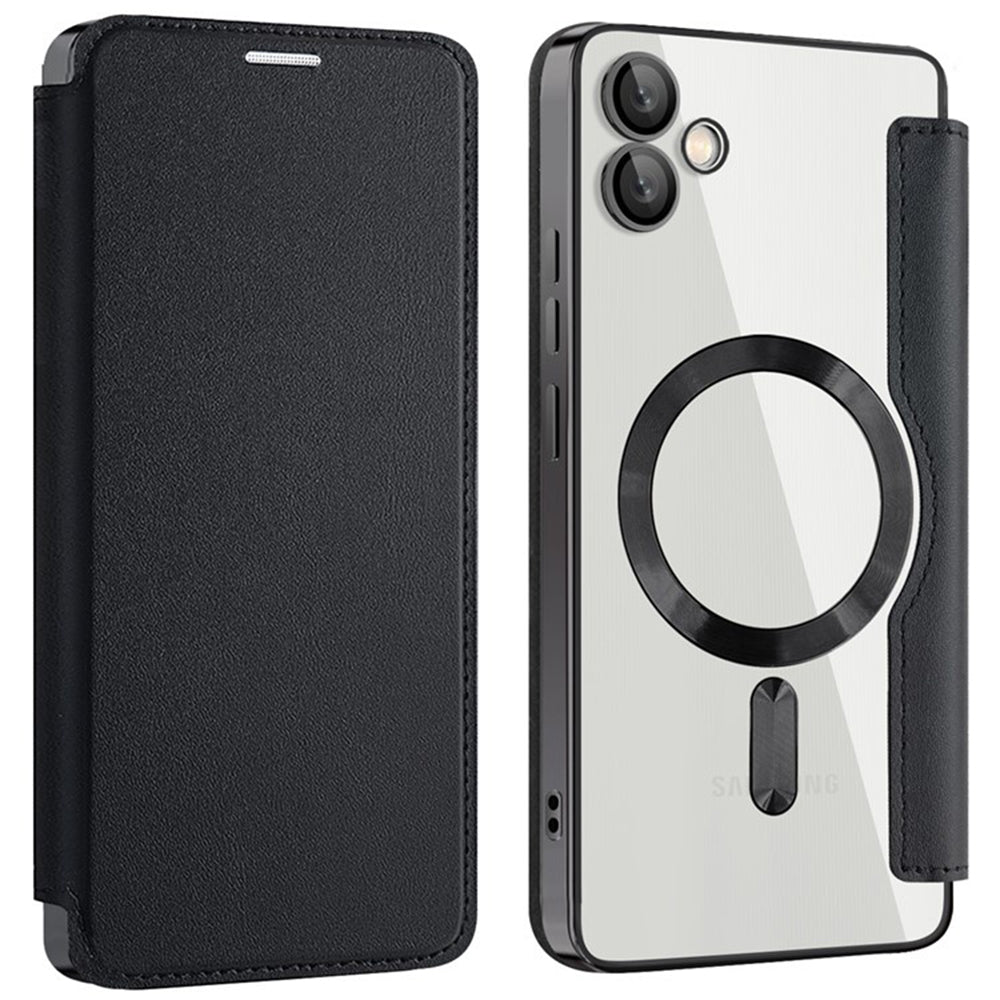 Husa de protectie Techsuit SmartMag Book compatibil cu Samsung Galaxy A05, Negru