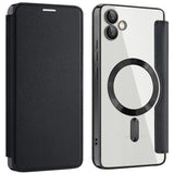 Husa de protectie Techsuit SmartMag Book compatibil cu Samsung Galaxy A05, Negru