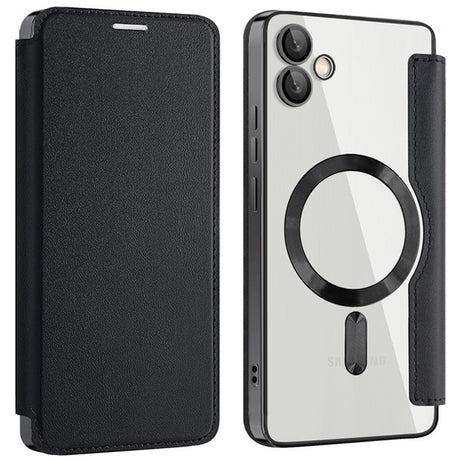 Husa de protectie Techsuit SmartMag Book compatibil cu Samsung Galaxy A05, Negru