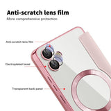 Husa de protectie Techsuit SmartMag Book compatibil cu Samsung Galaxy A05, Roz