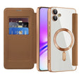 Husa de protectie Techsuit SmartMag Book compatibil cu Samsung Galaxy A05, Maro