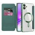 Husa de protectie Techsuit SmartMag Book compatibil cu Samsung Galaxy A05, Verde