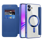 Husa de protectie Techsuit SmartMag Book compatibil cu Samsung Galaxy A05, Albastru