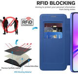 Husa de protectie Techsuit SmartMag Book compatibil cu Samsung Galaxy A05, Albastru