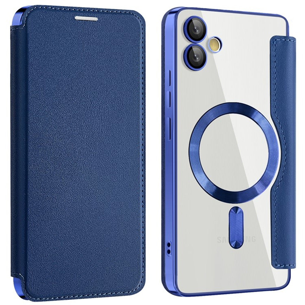 Husa de protectie Techsuit SmartMag Book compatibil cu Samsung Galaxy A05, Albastru
