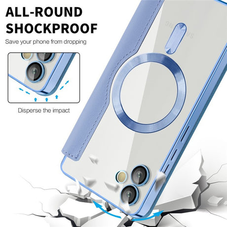 Husa de protectie Techsuit SmartMag Book compatibil cu Samsung Galaxy A05, Albastru Deschis