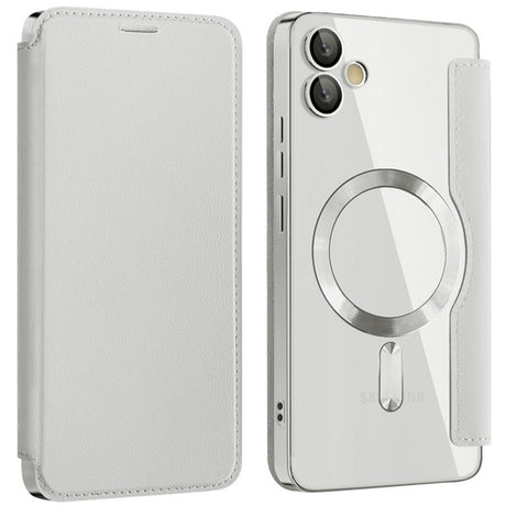 Husa de protectie Techsuit SmartMag Book compatibil cu Samsung Galaxy A05, Gri