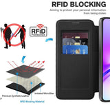 Husa de protectie Techsuit SmartMag Book compatibil cu Samsung Galaxy A05s, Negru