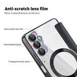 Husa de protectie Techsuit SmartMag Book compatibil cu Samsung Galaxy A05s, Negru