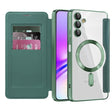 Husa de protectie Techsuit SmartMag Book compatibil cu Samsung Galaxy A05s, Verde