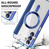 Husa de protectie Techsuit SmartMag Book compatibil cu Samsung Galaxy A05s, Albastru