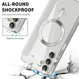 Husa de protectie Techsuit SmartMag Book compatibil cu Samsung Galaxy A05s, Gri