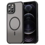 Husa de protectie Techsuit HaloFrost II MagSafe compatibil cu iPhone 12 Pro Max, Negru