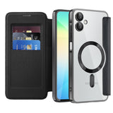 Husa de protectie Techsuit SmartMag Book compatibil cu Samsung Galaxy A06, Negru