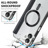 Husa de protectie Techsuit SmartMag Book compatibil cu Samsung Galaxy A06, Negru