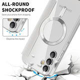 Husa de protectie Techsuit SmartMag Book compatibil cu Samsung Galaxy A15 4G / A15 5G, Gri
