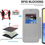 Husa de protectie Techsuit SmartMag Book compatibil cu Samsung Galaxy A15 4G / A15 5G, Gri