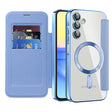 Husa de protectie Techsuit SmartMag Book compatibil cu Samsung Galaxy A15 4G / A15 5G, Albastru Deschis