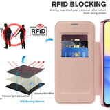 Husa de protectie Techsuit SmartMag Book compatibil cu Samsung Galaxy A15 4G / A15 5G, Roz