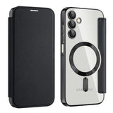 Husa de protectie Techsuit SmartMag Book compatibil cu Samsung Galaxy A15 4G / A15 5G, Negru