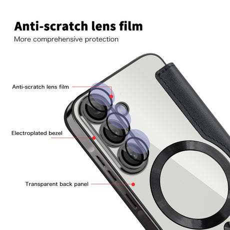 TechSuit Husa de protectie Techsuit SmartMag Book compatibil cu Samsung Galaxy A36 5G, Negru – imagine 3