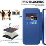 Husa de protectie Techsuit SmartMag Book compatibil cu Samsung Galaxy A36 5G, Albastru