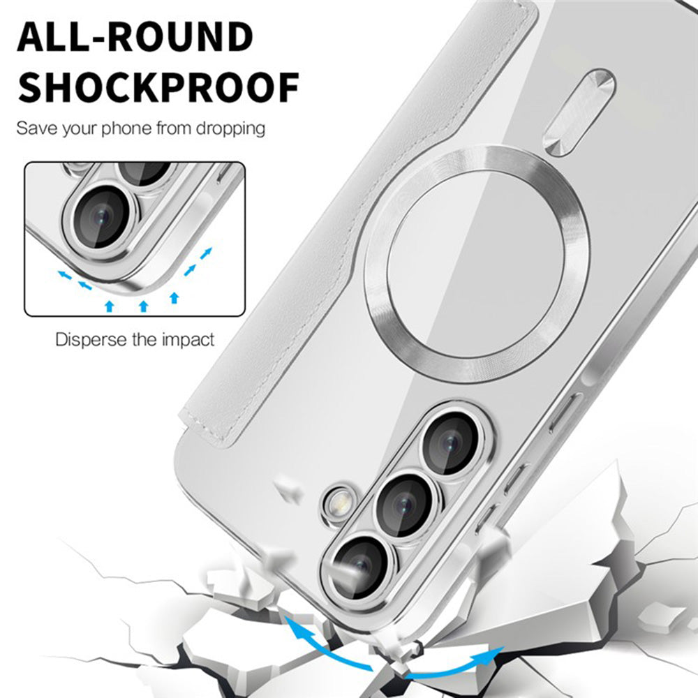 Husa de protectie Techsuit SmartMag Book compatibil cu Samsung Galaxy A36 5G, Gri