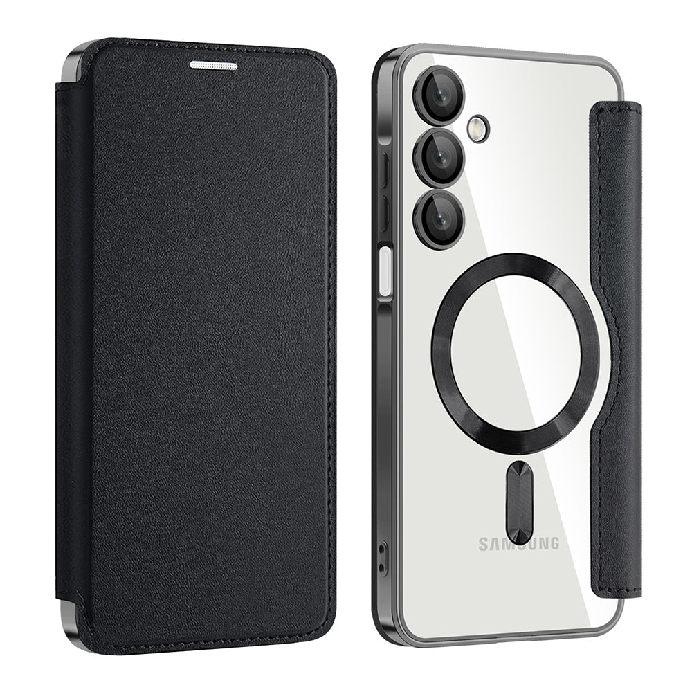 Husa de protectie Techsuit SmartMag Book compatibil cu Samsung Galaxy A16 4G / A16 5G, Negru