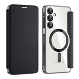 Husa de protectie Techsuit SmartMag Book compatibil cu Samsung Galaxy A16 4G / A16 5G, Negru