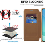 Husa de protectie Techsuit SmartMag Book compatibil cu Samsung Galaxy A16 4G / A16 5G, Maro