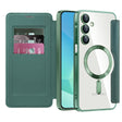 Husa de protectie Techsuit SmartMag Book compatibil cu Samsung Galaxy A16 4G / A16 5G, Verde